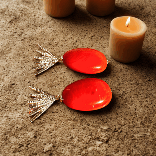 Pendientes Pepori Ref.25F-COSTA RICA - Imagen 3