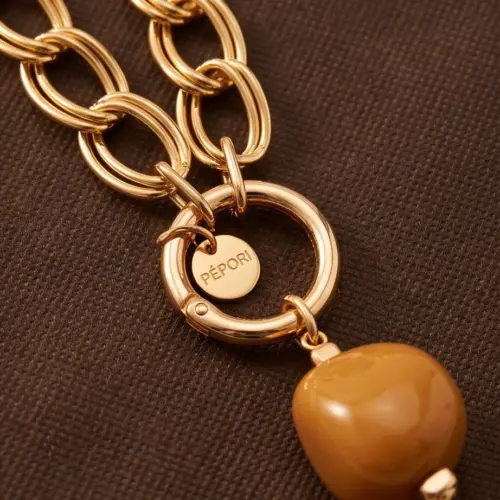 COLLAR PEPORI Ref. 26S-GEMMA - U, CAMEL
