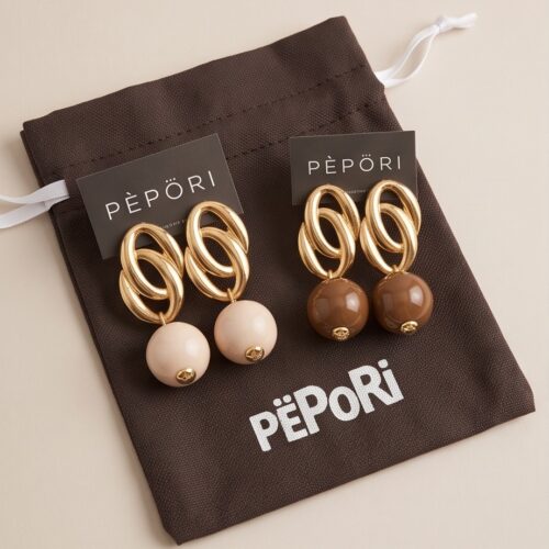 Alternative view of PENDIENTES PEPORI Ref. 26S-ANDREA